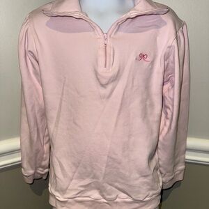 Luigi Pink Quarter Zip Pink Kids Pullover Top